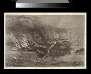 Chicago in Ruins, illustration från Harpers Weekly, 1871